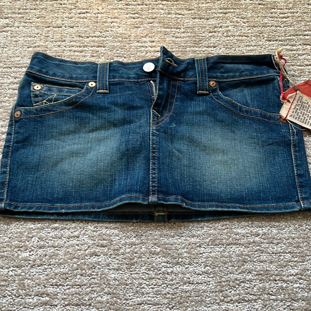 NWT true religion denim skirt